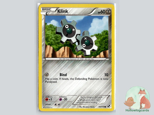 Klink (74/114) - Black & White Pokémon Card