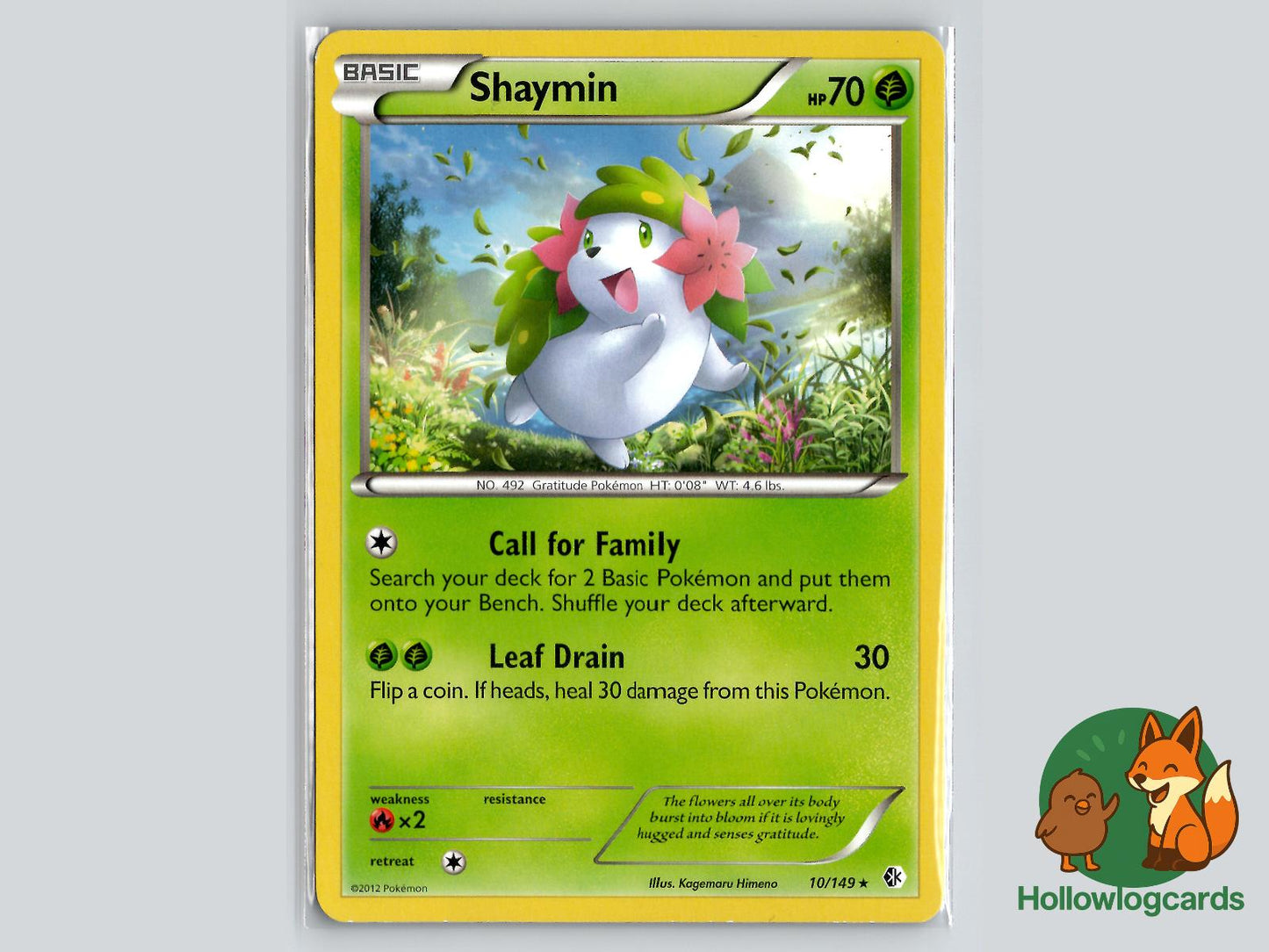 Shaymin (10/149) - Boundaries Crossed Pokémon Card