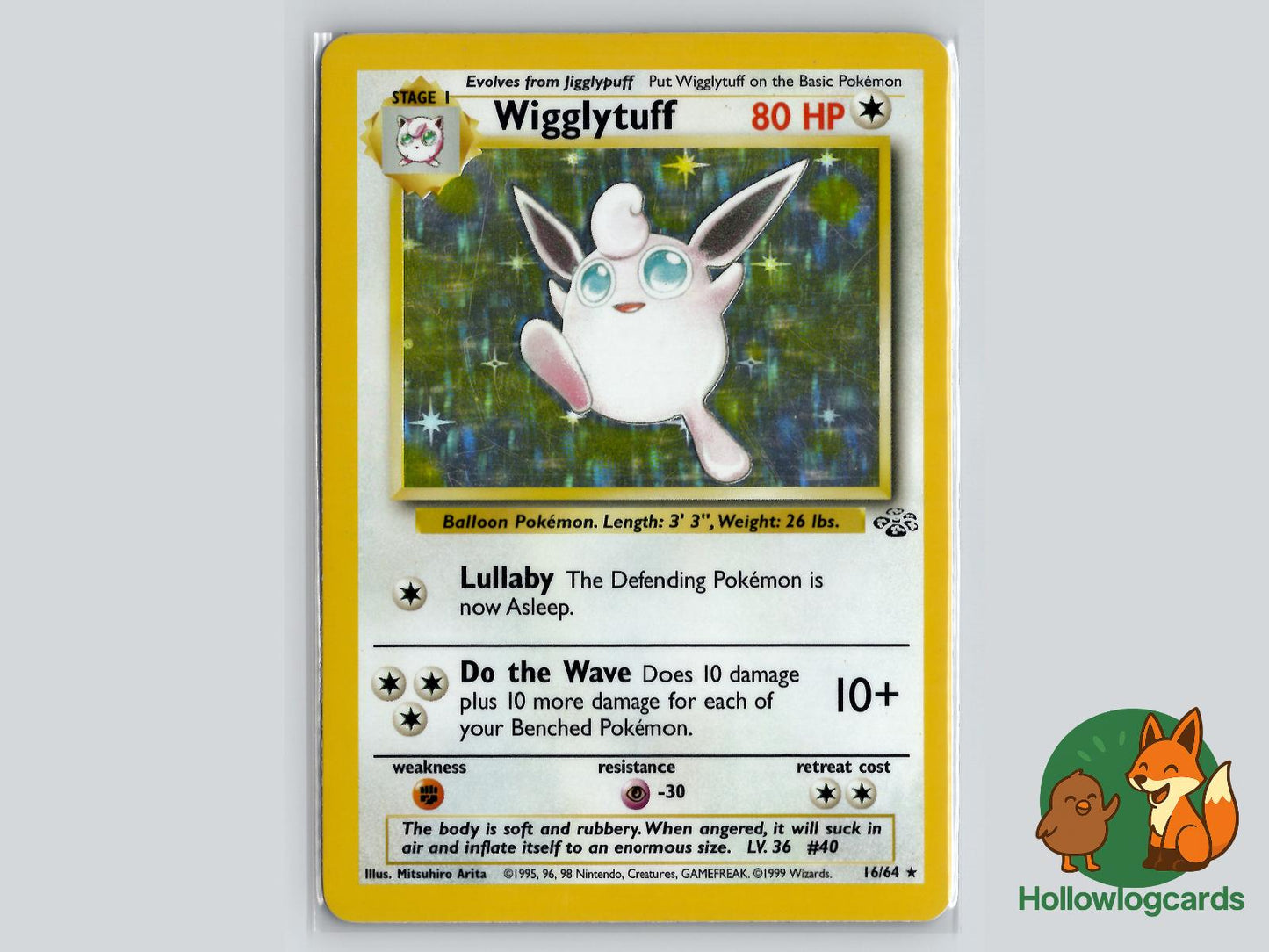 Wigglytuff (16/64) - Jungle Pokémon Card