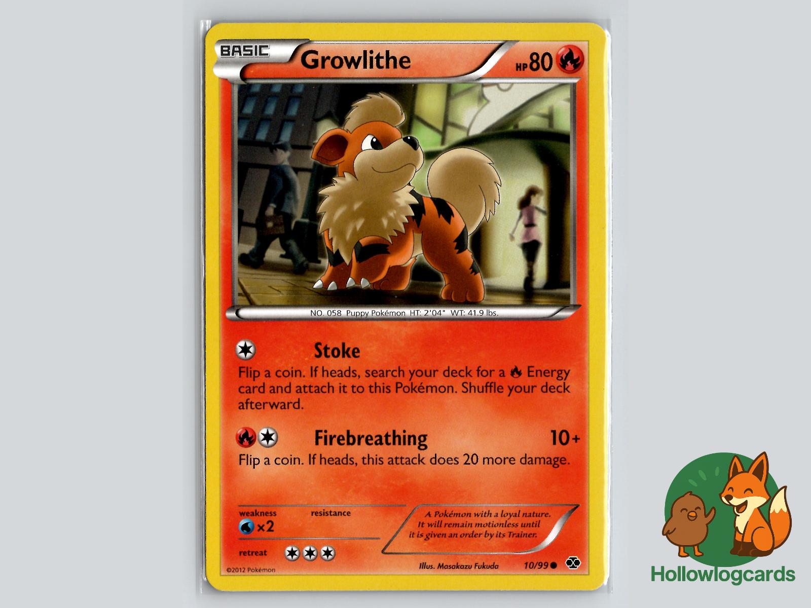 Growlithe (10/99) - Next Destinies Pokémon Card