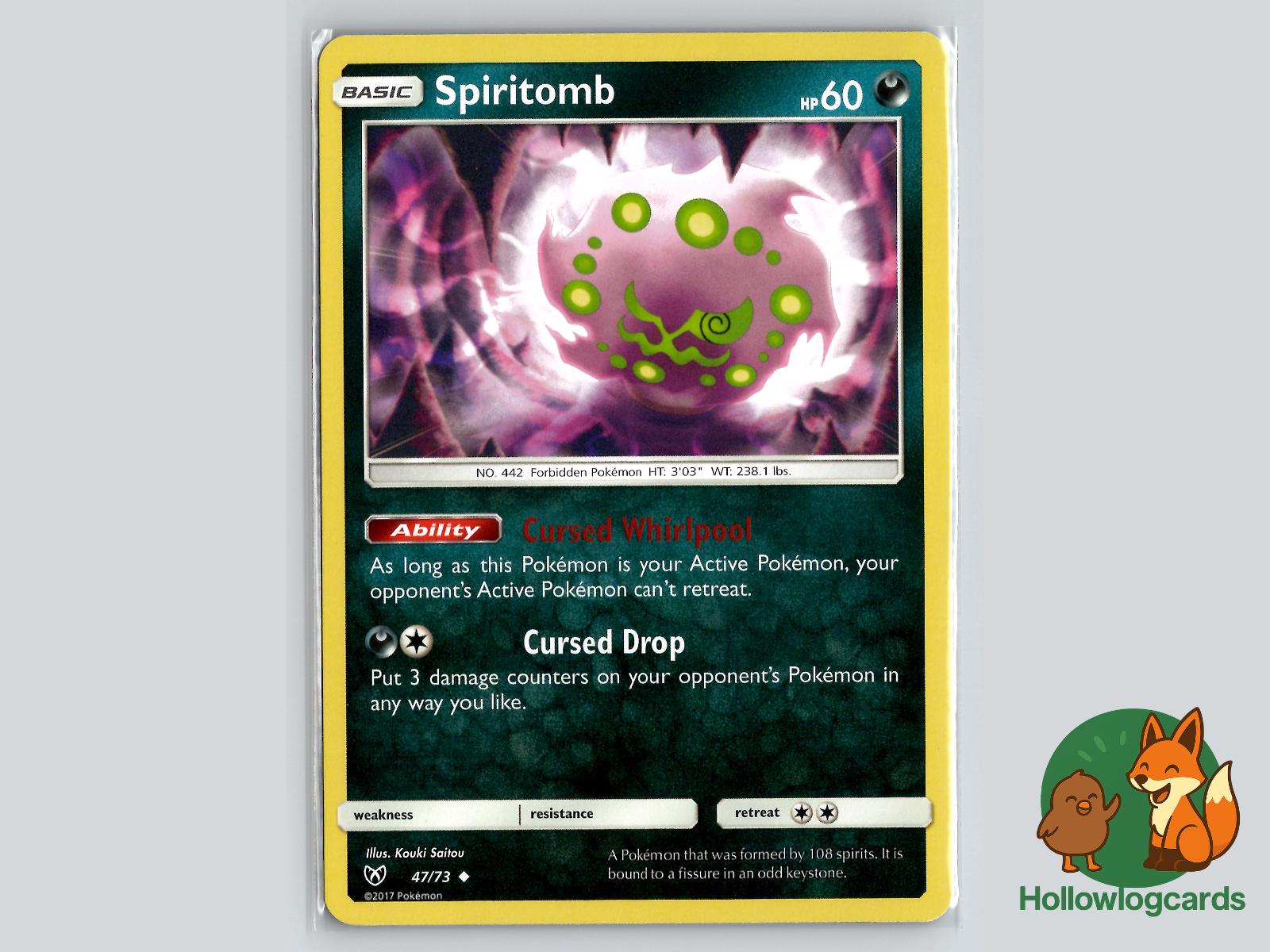 Spiritomb (47/73) - Shining Legends Pokémon Card