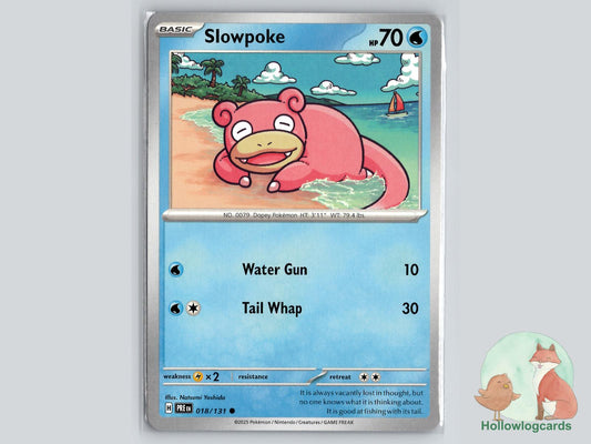 Slowpoke (018/131) - Prismatic Evolutions Pokémon Card