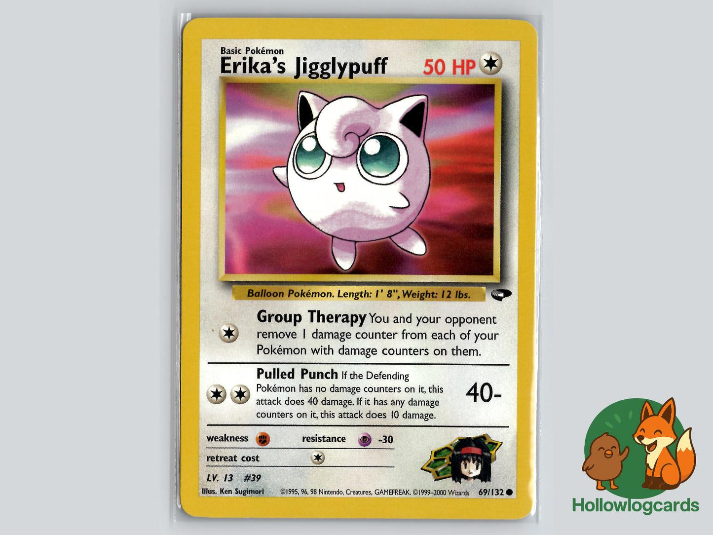 Erika's Jigglypuff (69/132) - Gym Challenge Pokémon Card