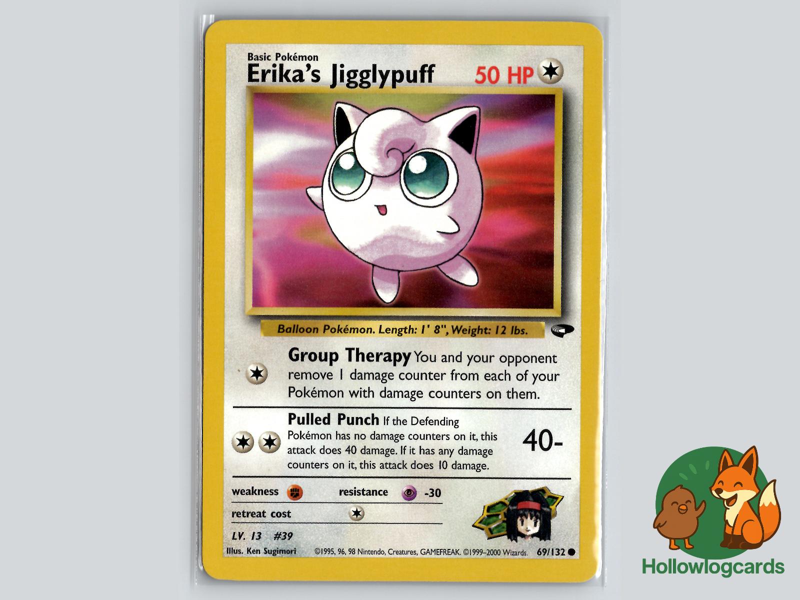 Erika's Jigglypuff (69/132) - Gym Challenge Pokémon Card