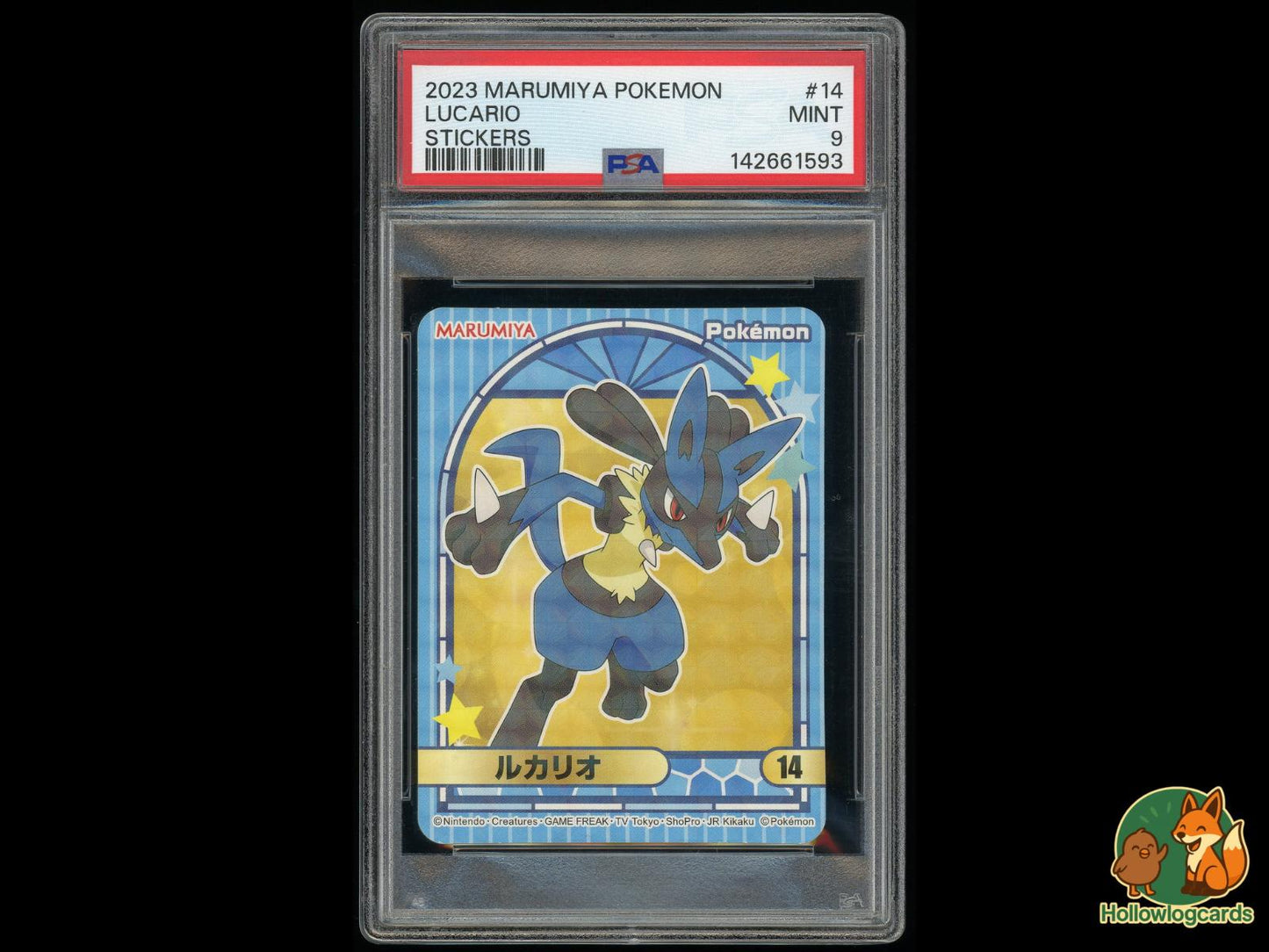 Graded Lucario (14) Pokémon Card