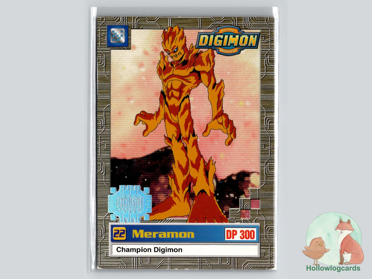 Meramon (24/34) 1999 Upper Deck Digimon card