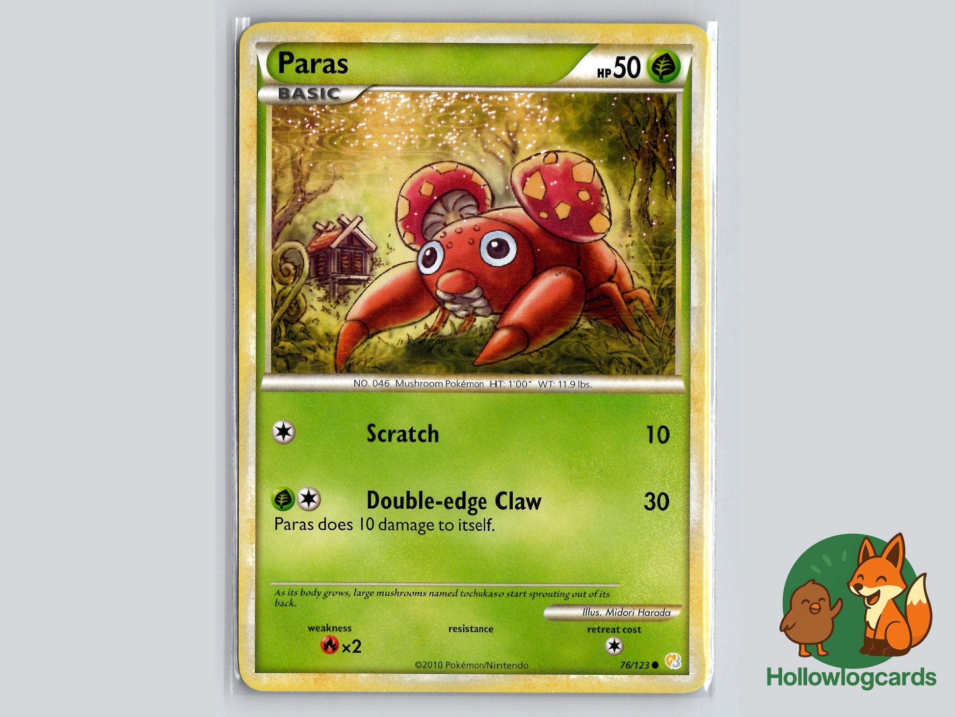 Image of Paras HeartGold and SoulSilver (HS) #76