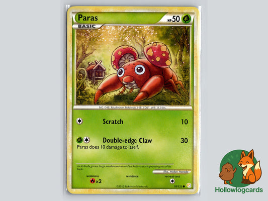 Image of Paras HeartGold and SoulSilver (HS) #76