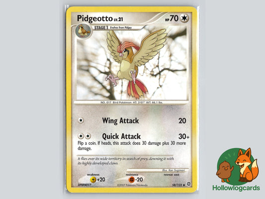 Image of Pidgeotto Secret Wonders (SW) #58