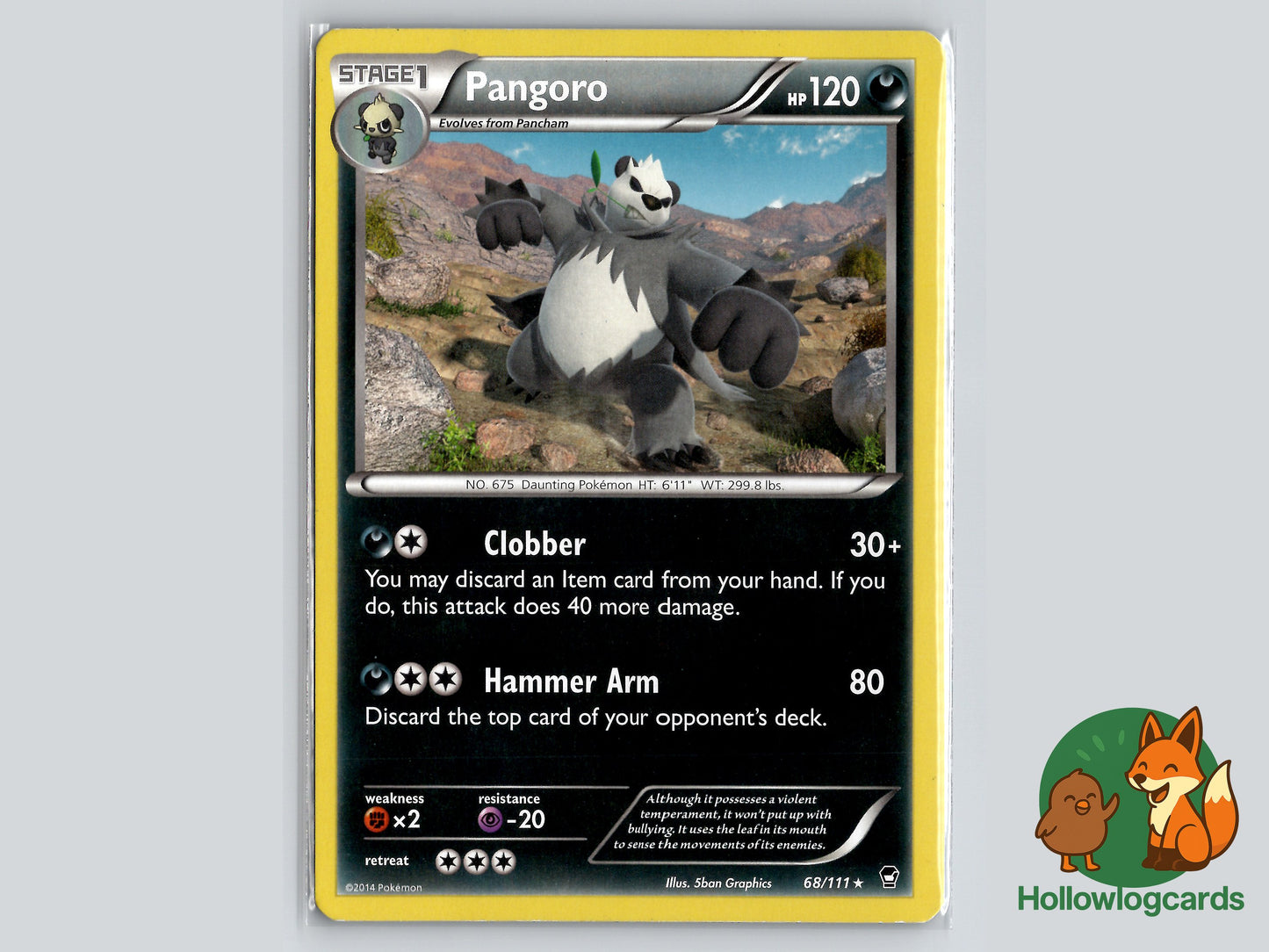 Image of Pangoro Furious Fists (FFI) #68