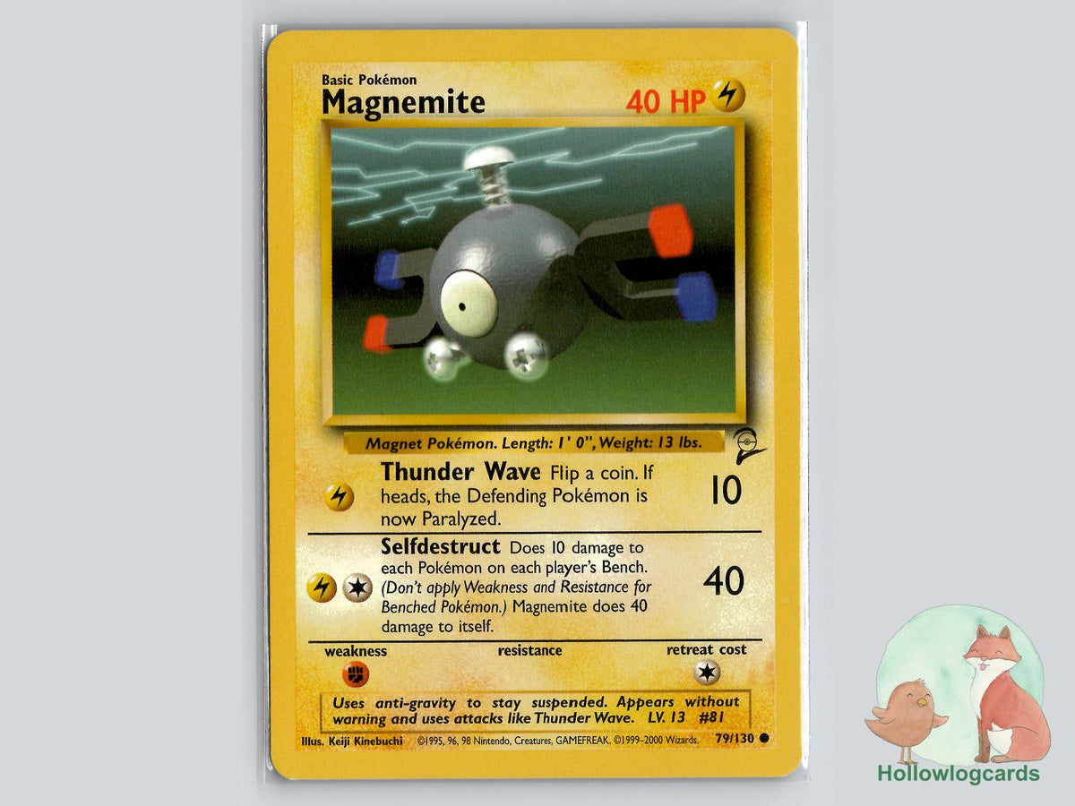 Magnemite (79/130) - Base Set 2 Pokémon Card