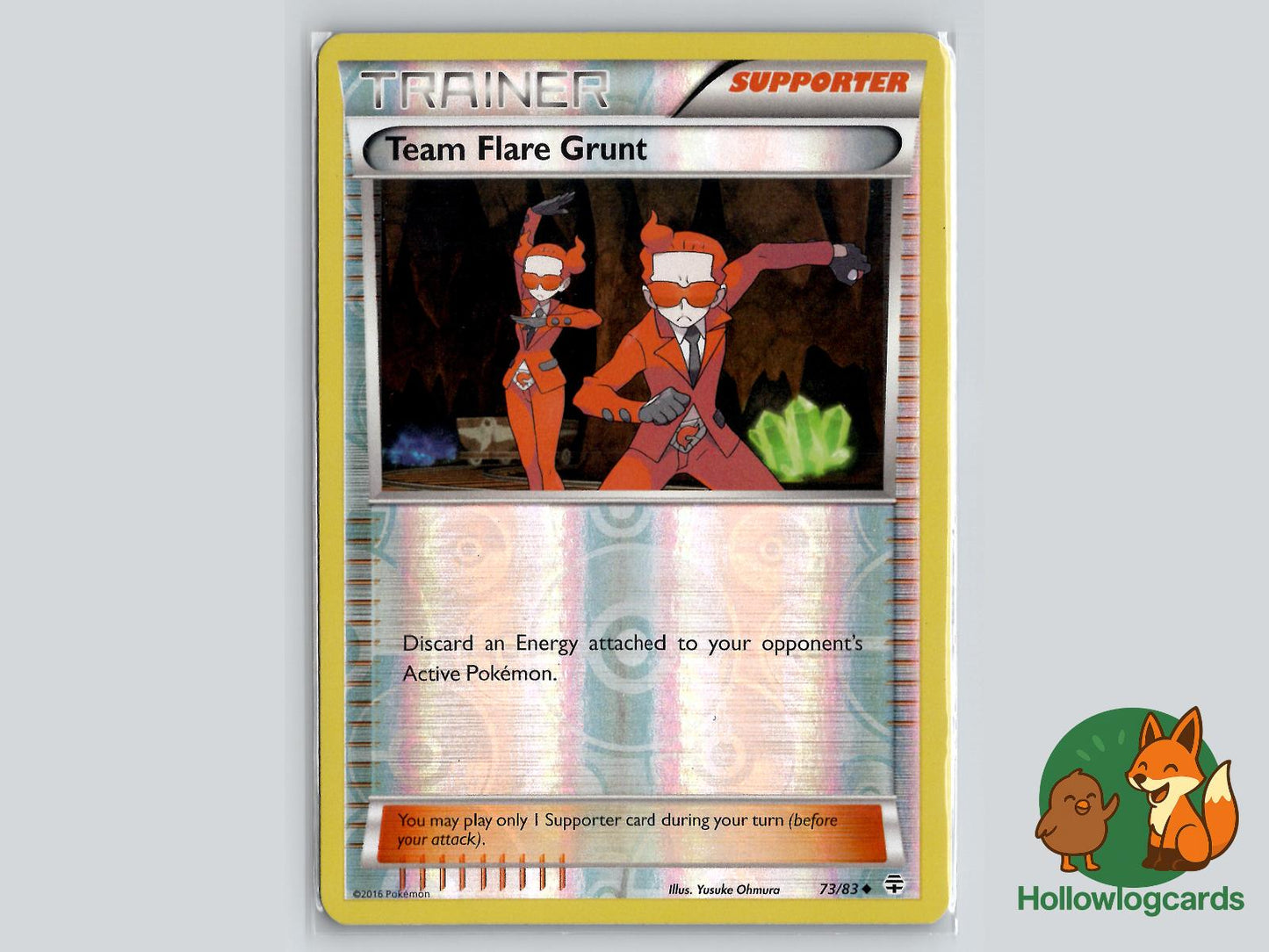 Team Flare Grunt (73/83) - Generations Pokémon Card