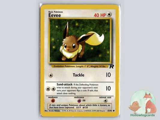 Eevee (55/82) - Team Rocket Pokémon Card