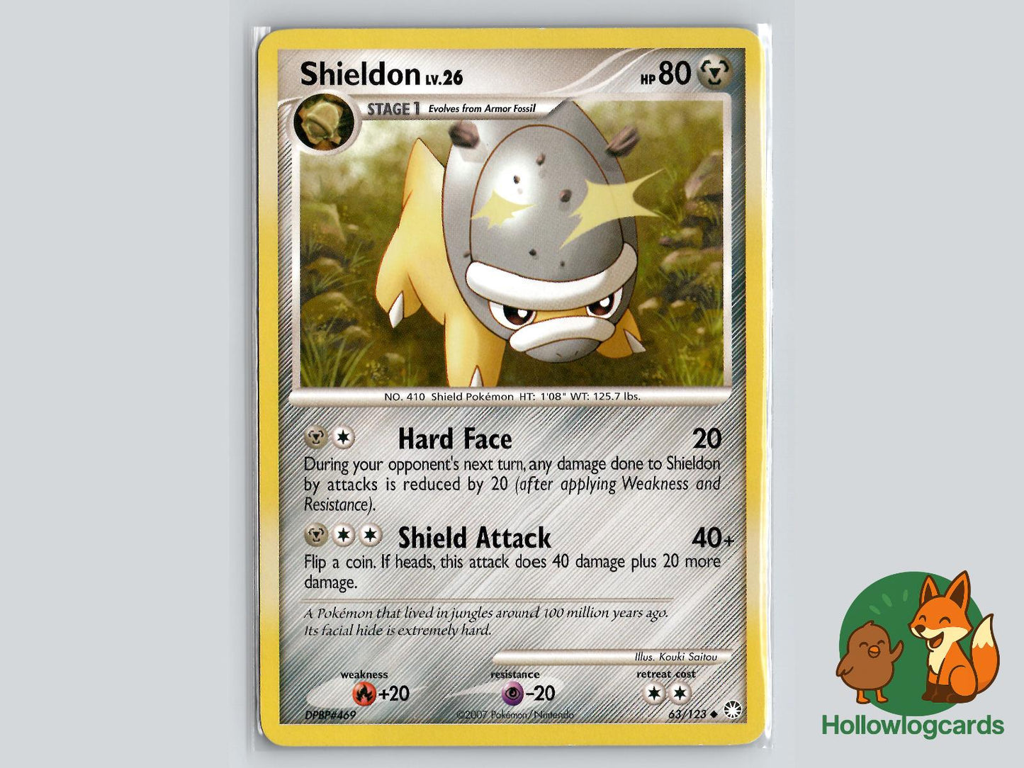 Shieldon (63/123) - Mysterious Treasures Pokémon Card