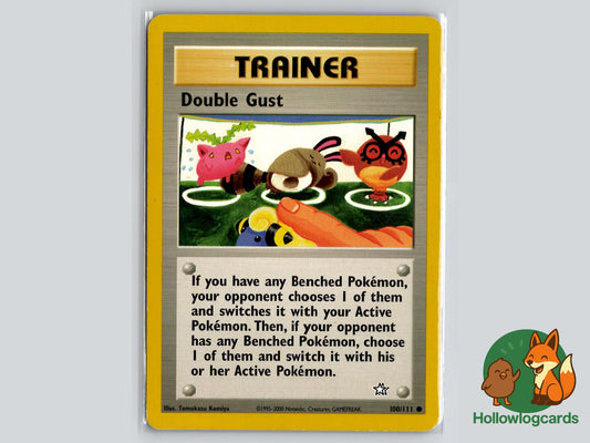 Double Gust (100/111) - Neo Genesis Pokémon Card