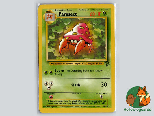 Parasect (55/130) - Base Set 2 Pokémon Card