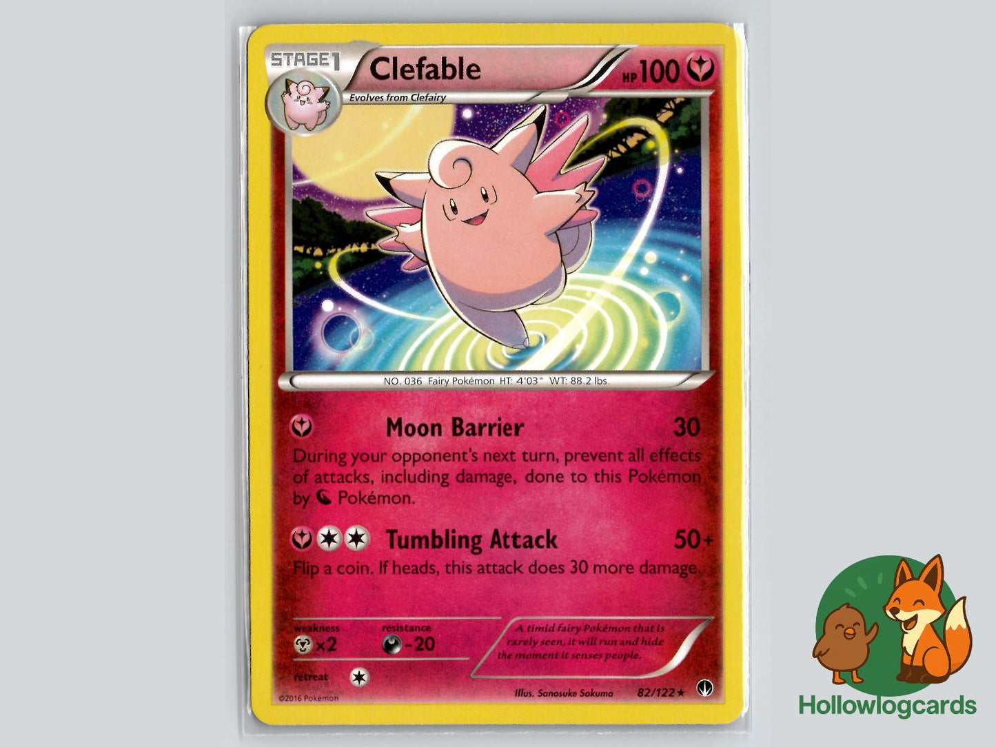 Clefable (82/122) - BREAKpoint Pokémon Card