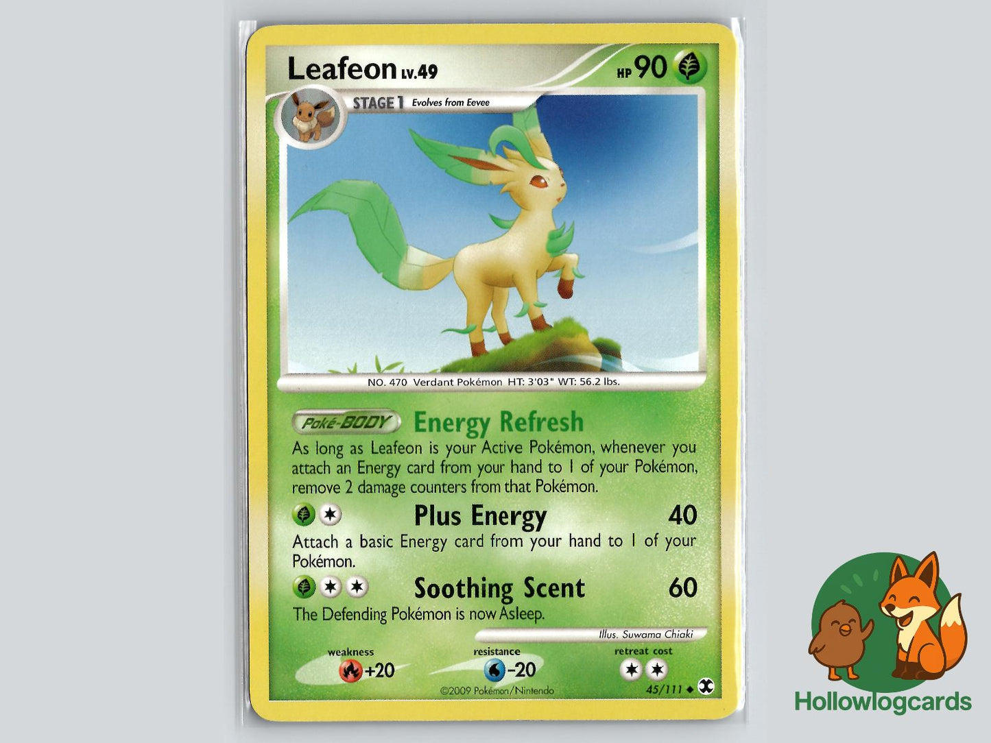 Leafeon (45/111) - Rising Rivals Pokémon Card