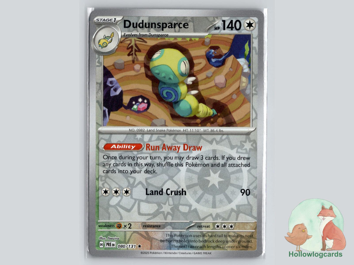 Dudunsparce (080/131) - Prismatic Evolutions Pokémon Card