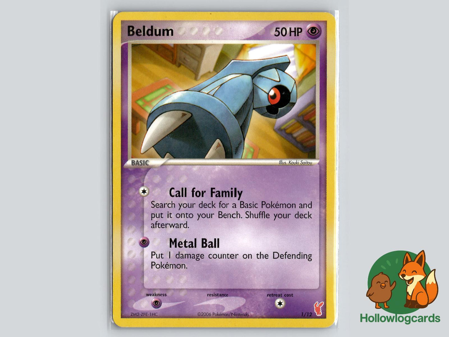 Beldum (1/12) - EX Trainer Kit 2 Plusle Pokémon Card