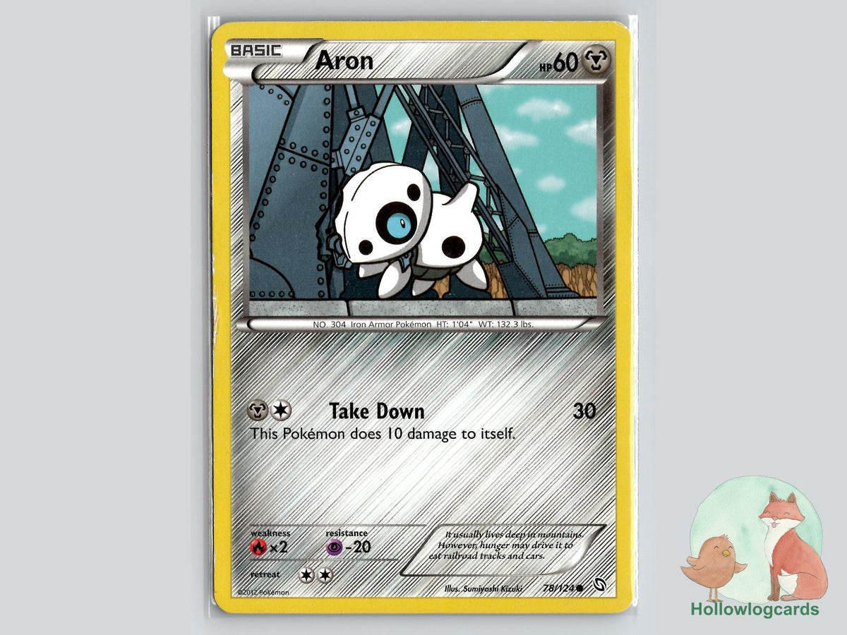 Aron (78/124) - Dragons Exalted Pokémon Card