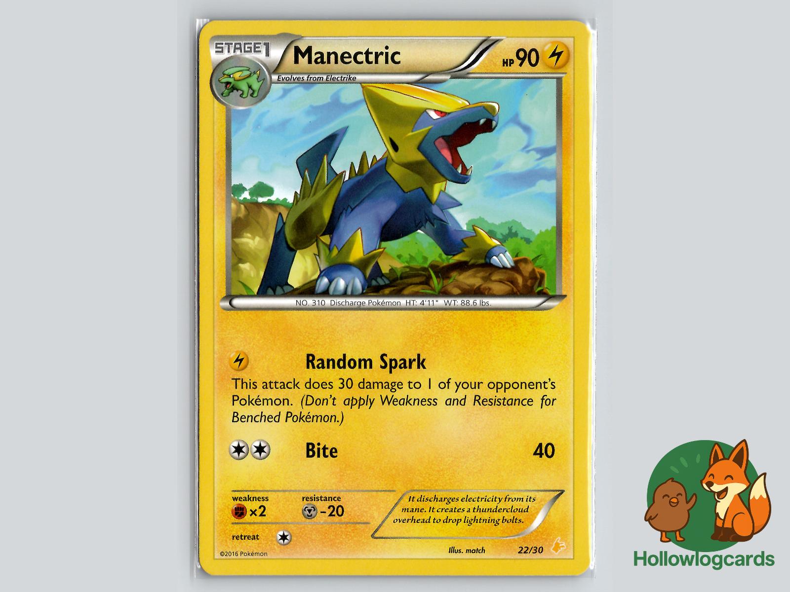 Manectric (22/30) - XY Pokémon Card