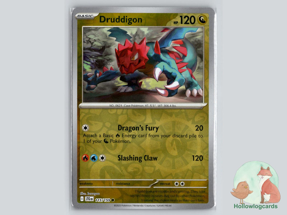 Druddigon (115/159) - Journey Together Pokémon Card