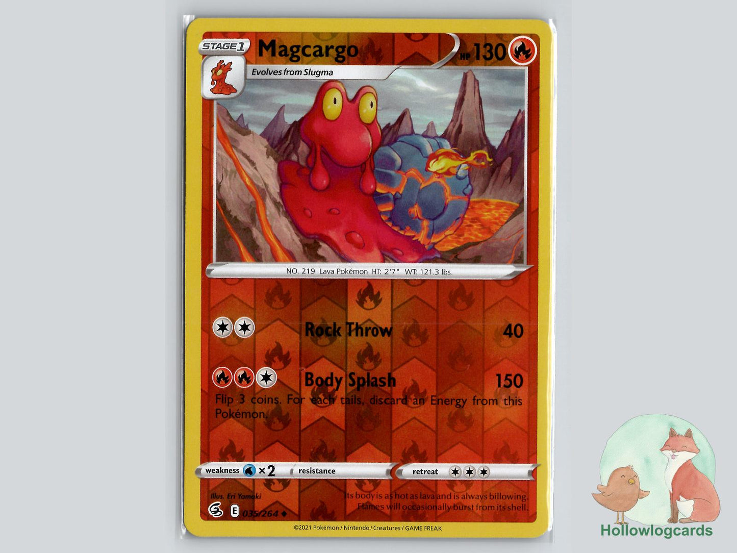 Magcargo (035/264) - Fusion Strike Pokémon Card