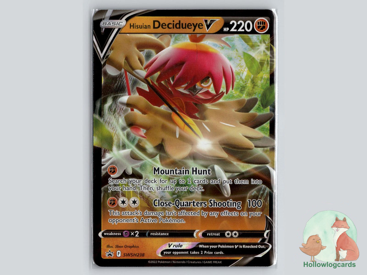 Hisuian Decidueye V (SWSH238) - Sword & Shield Pokémon Card