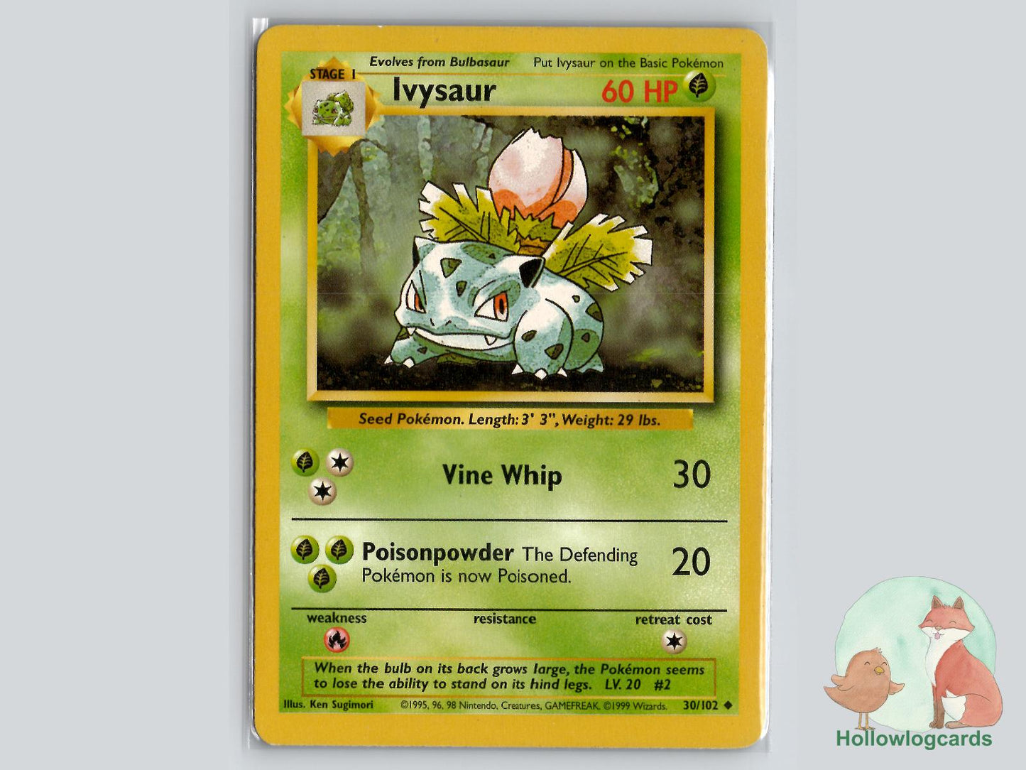 Ivysaur (30/102) - Base Pokémon Card