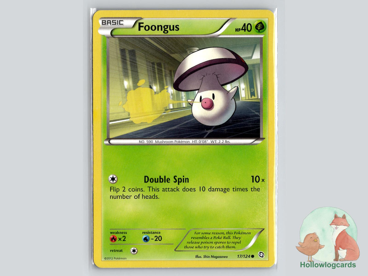 Foongus (17/124) - Dragons Exalted Pokémon Card