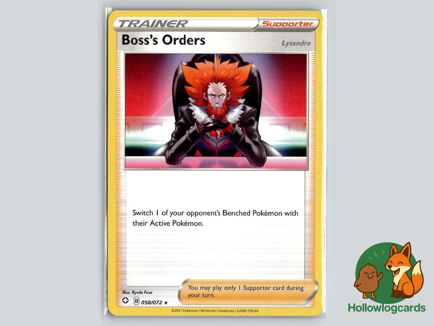 Boss's Orders (058/072) - Shining Fates Pokémon Card