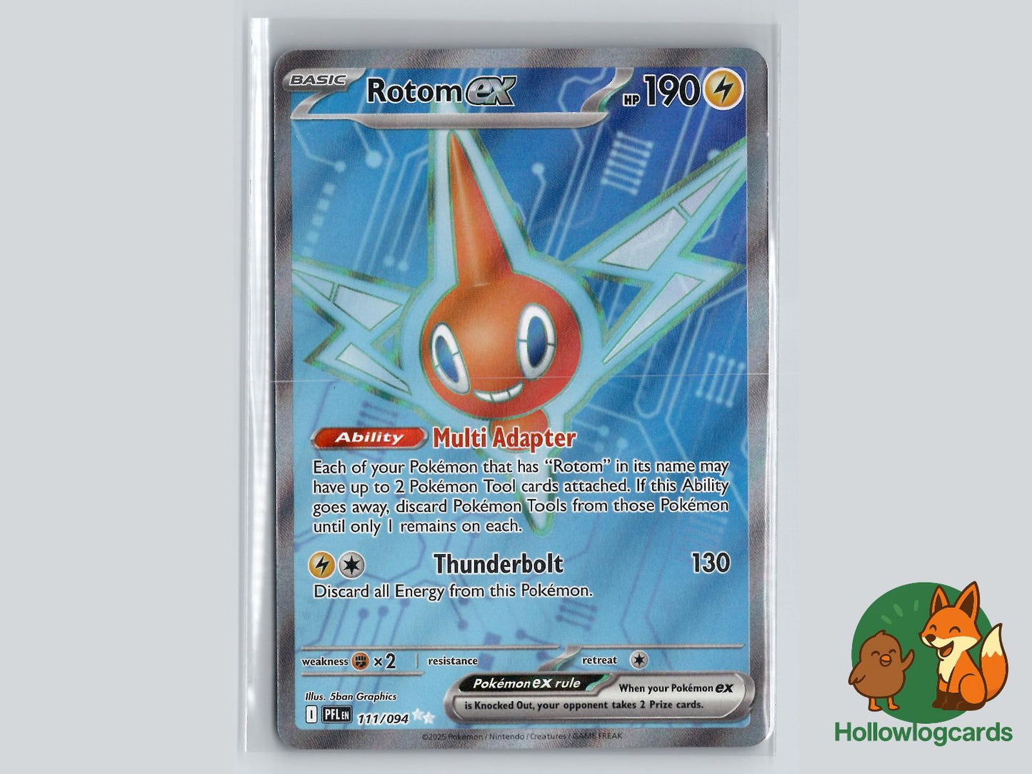 Rotom ex (111/094) - Phantasmal Flames Pokémon Card