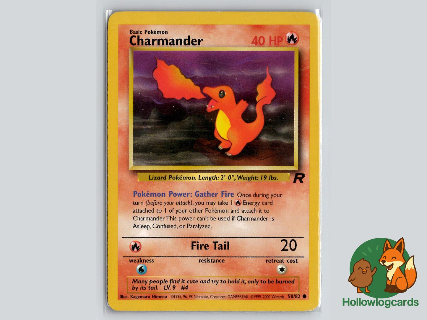 Charmander (50/82) - Team Rocket Pokémon Card