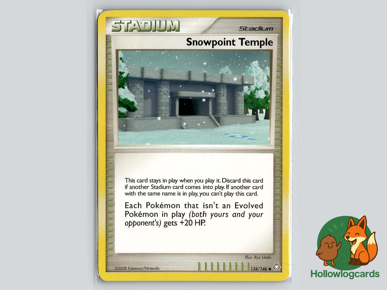 Snowpoint Temple (134/146) - Legends Awakened Pokémon Card