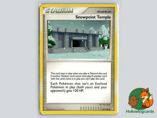 Snowpoint Temple (134/146) - Legends Awakened Pokémon Card