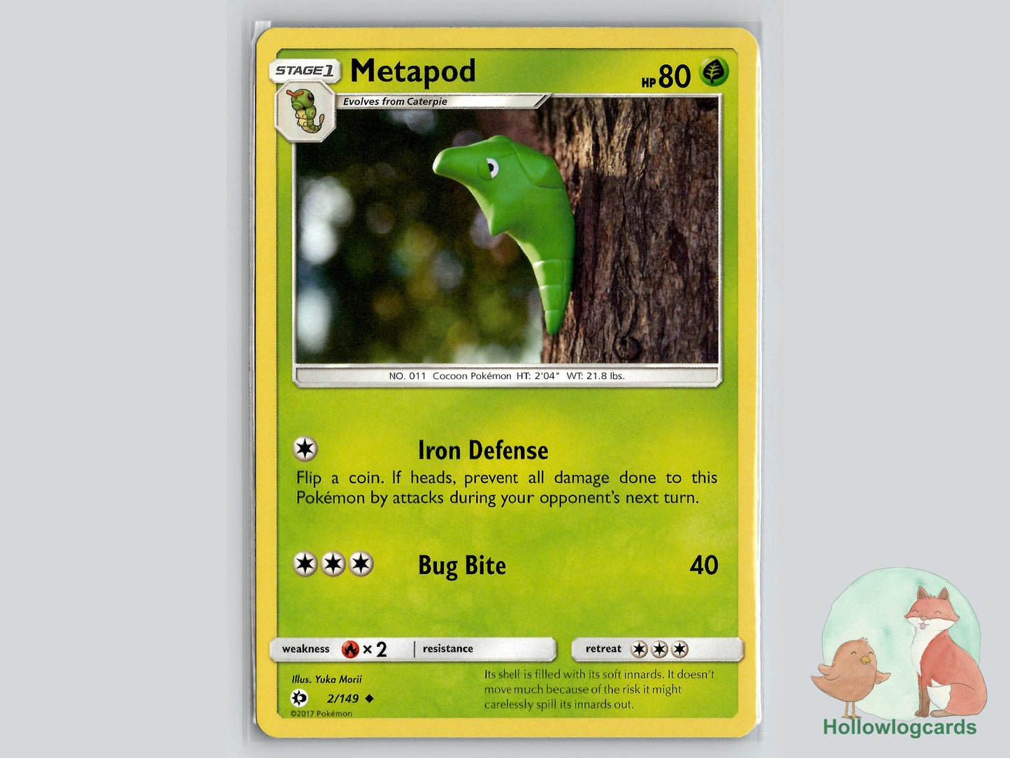 Metapod (2/149) - Base Pokémon Card