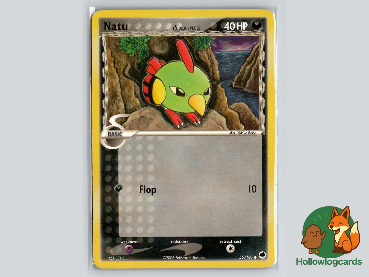 Natu (55/101) - Dragon Frontiers Pokémon Card