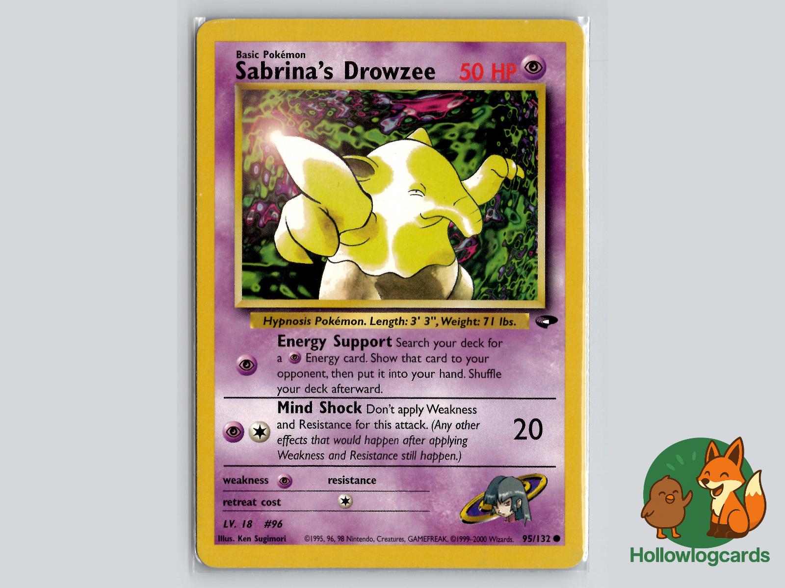 Sabrina's Drowzee (95/132) - Gym Challenge Pokémon Card