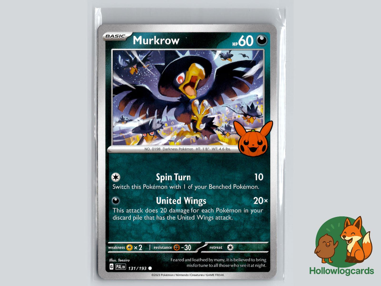 Murkrow (131/193) Pokémon Card