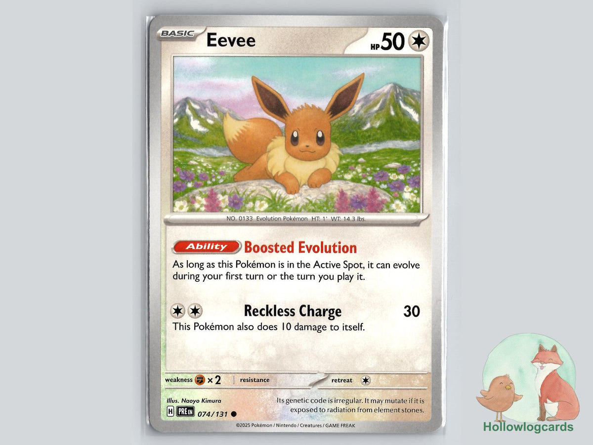 Eevee (074/131) - Prismatic Evolutions Pokémon Card