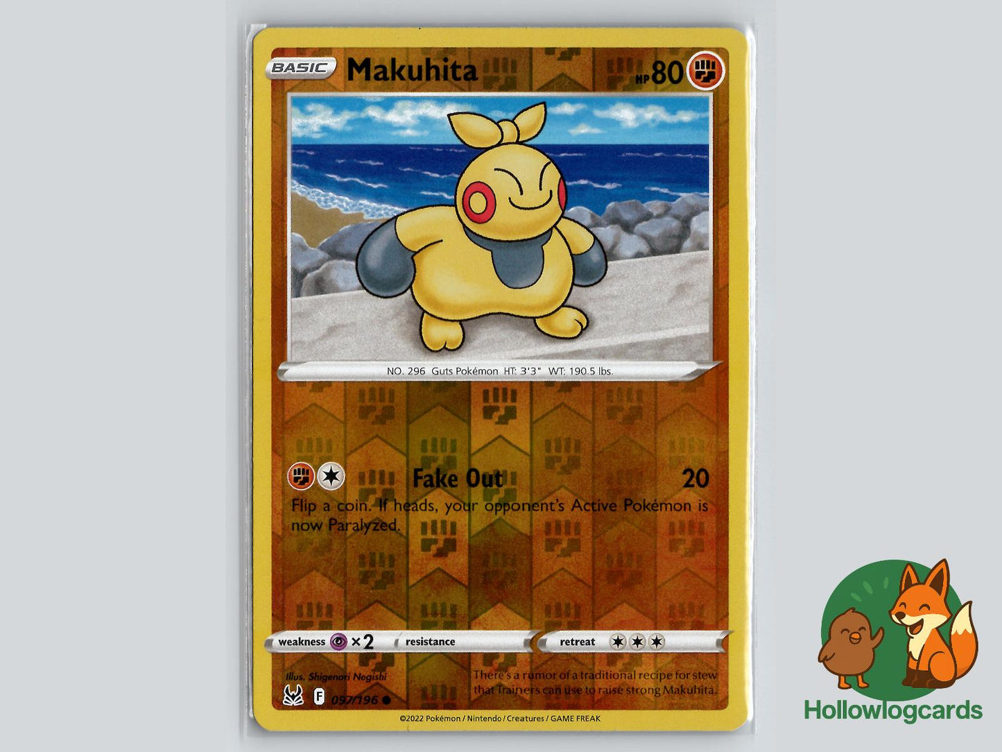 Makuhita (097/196) - Lost Origin Pokémon Card