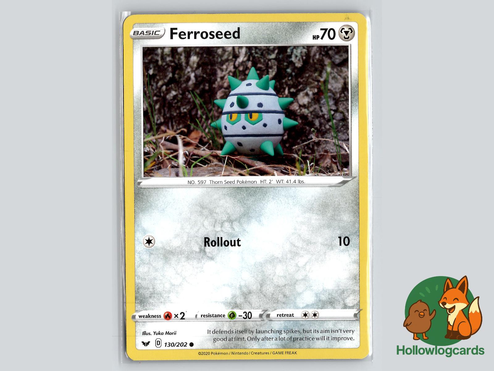 Ferroseed (130/202) - Sword & Shield Pokémon Card