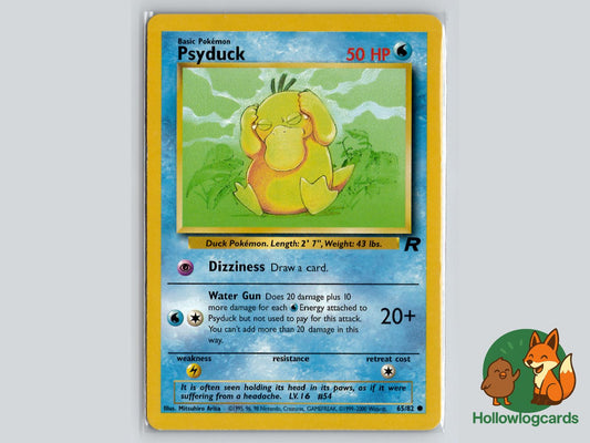 Psyduck (65/82) - Team Rocket Pokémon Card