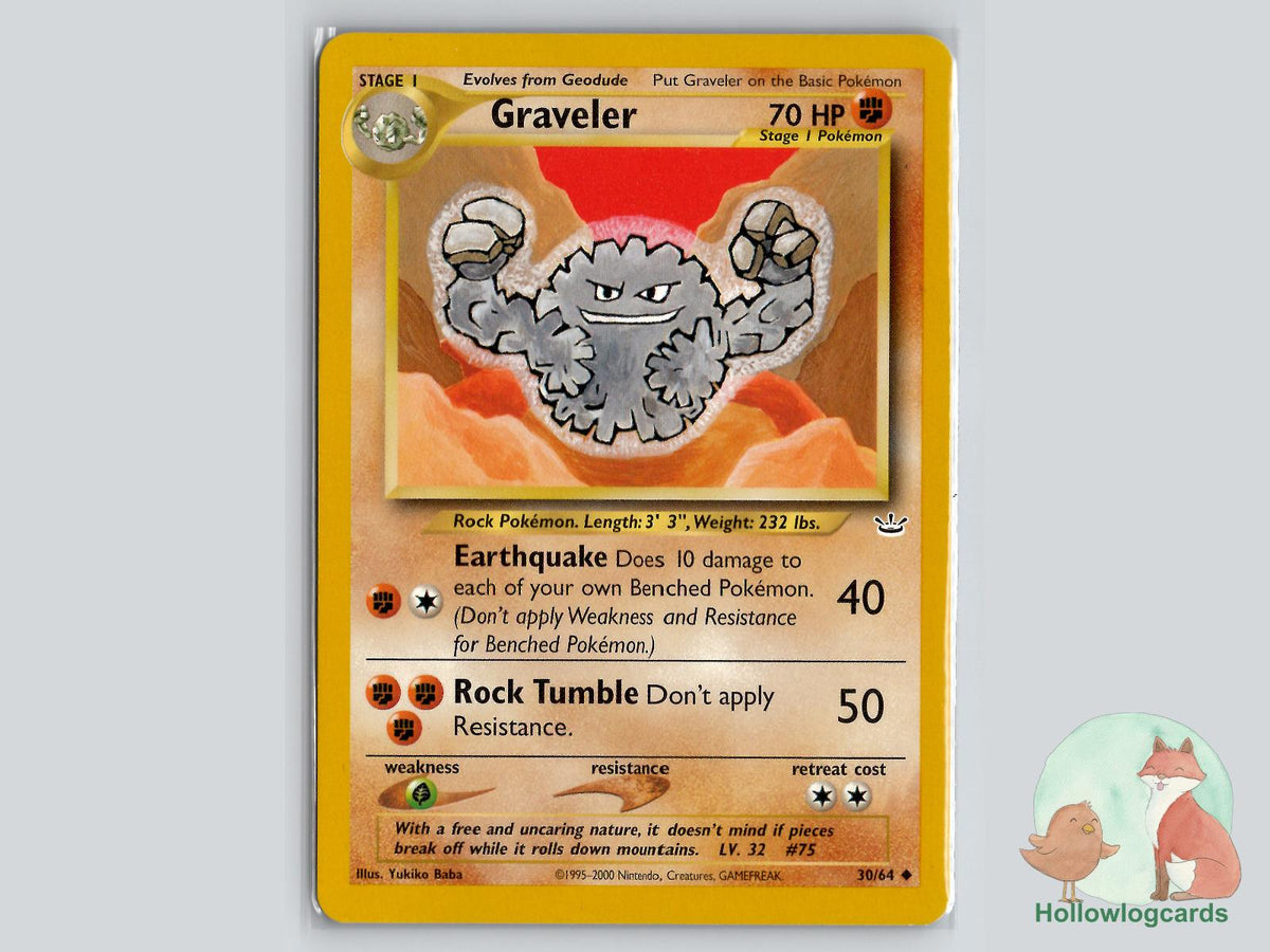 Graveler (30/64) - Neo Revelation Pokémon Card