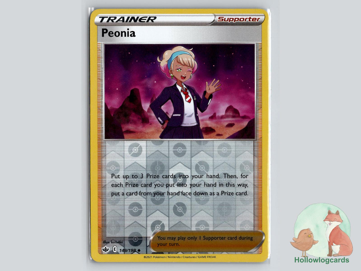 Peonia (149/198) - Chilling Reign Pokémon Card