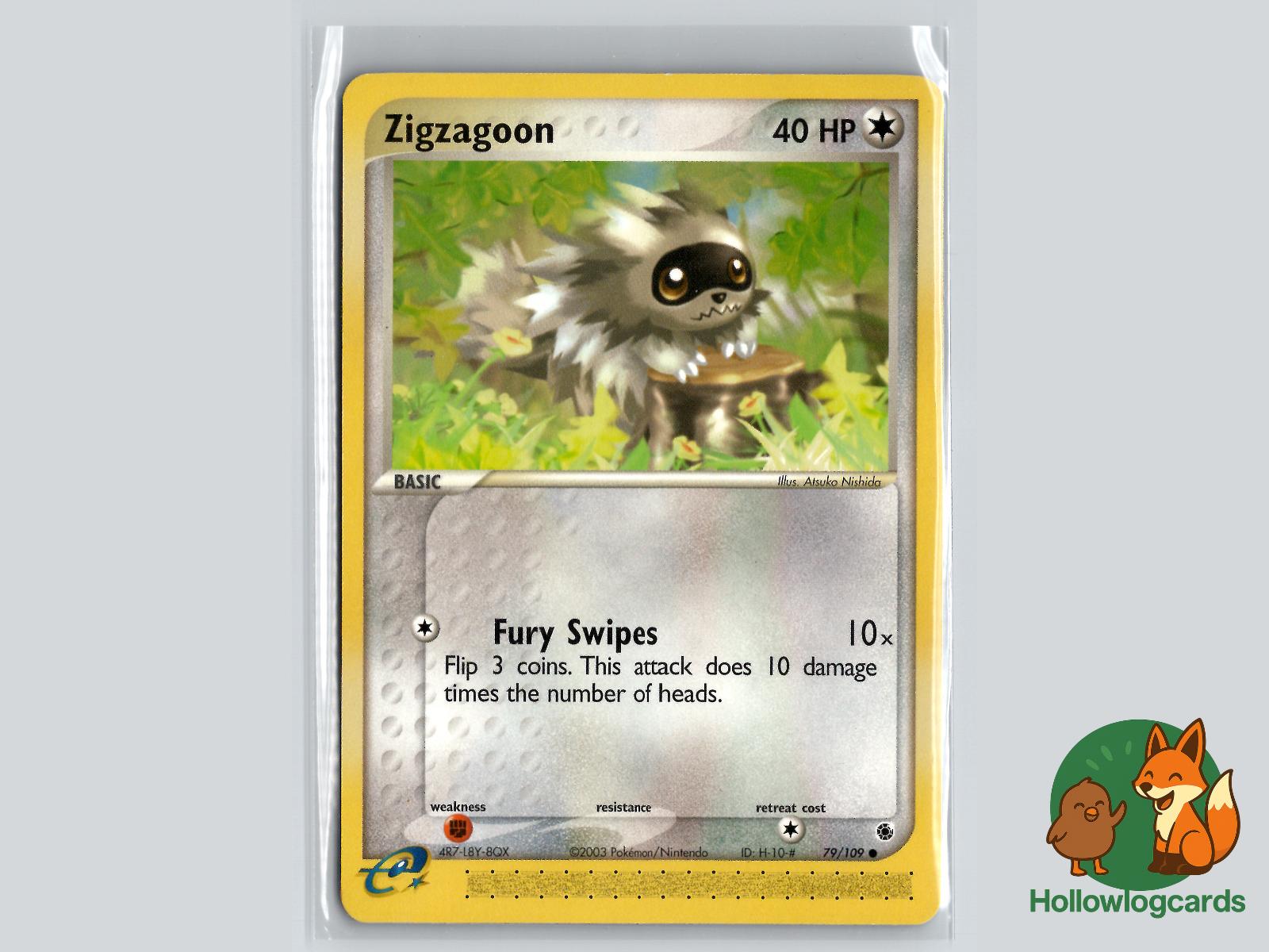Zigzagoon (79/109) - Ruby & Sapphire Pokémon Card