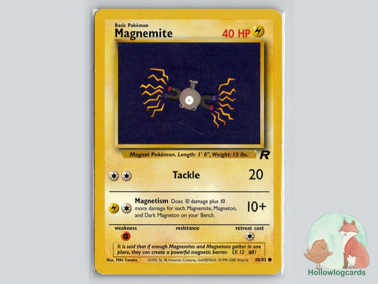 Magnemite (60/82) - Team Rocket Pokémon Card