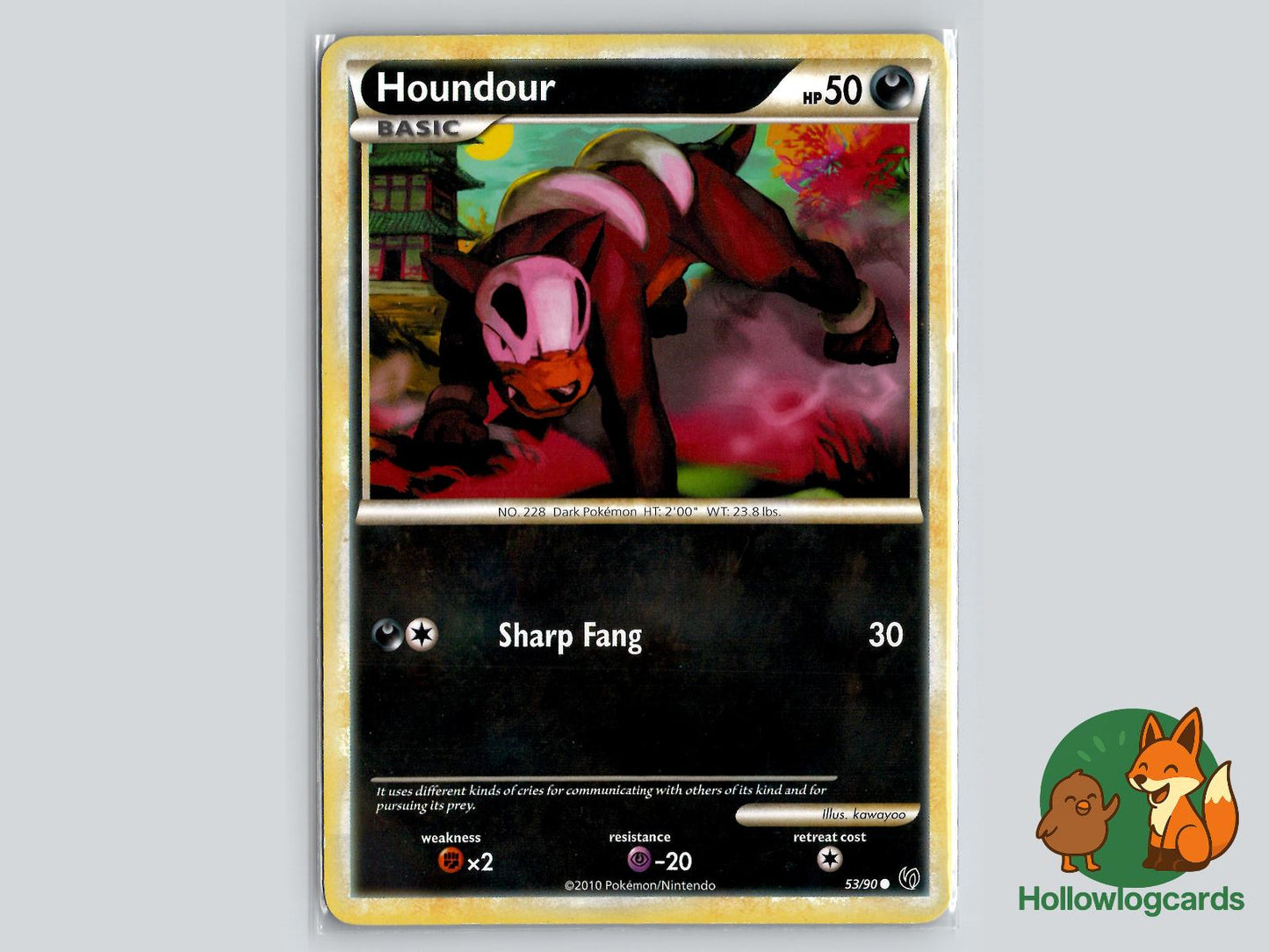 Houndour (53/90) - Undaunted Pokémon Card