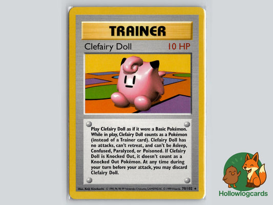 Clefairy Doll (70/102) - Base Pokémon Card